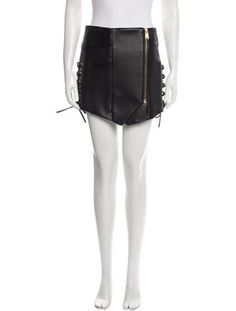 Jonathan Simkhai SkirtBlackSlit PocketsZip ClosureFit:Skirts by Jonathan Simkhai typically fit true to size. Jonathan Simkhai, Mini Skirts, Clothes For Women, Leather, Black, Clothes