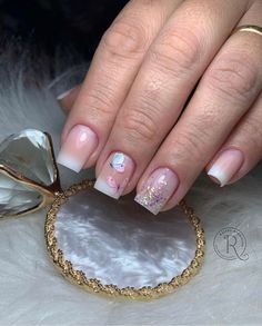 Cute Spring Nails, Short Square Nails, Square Nails, How To Do Nails, Stylish Nails, Fashion Nails, Makeup Nails, Pink Nails, Cute Nails