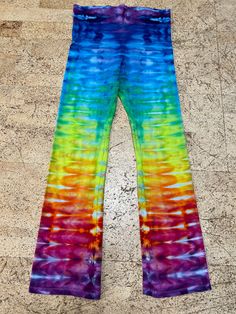 Tie Dye Cotton Yoga Pants Rainbow - Etsy Summer Tie Dye Yoga Pants, Cotton Flare Yoga Pants With Stretch, Stretch Flare Cotton Yoga Pants, Flare Stretch Cotton Yoga Pants, Casual Flare Cotton Yoga Pants, Wide Leg Summer Yoga Leggings, Multicolor Stretch Cotton Leggings, Stretch Multicolor Cotton Leggings, Casual Tie Dye Yoga Pants