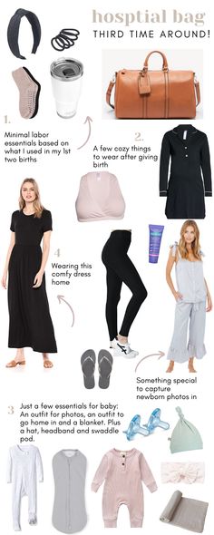 an info sheet describing the different types of clothing and accessories that are available for purchase