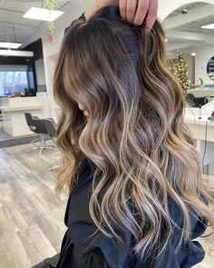 Balyage Long Hair, Light Brunette Hair, Baylage Hair, Balayage Long Hair, Summer Blonde Hair, Black Hair Balayage, Brown Hair Looks, Bronde Balayage