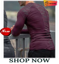 Men's Compression Shirt Running Shirt Long Sleeve Base Layer Athletic Athleisure Winter Breathable Quick Dry Soft Running Jogging Training Sportswear Activewear Wine Red Black Athleisure Winter, Sportswear Activewear, Mens Compression, Compression Shirt, Running Shirts, Shirt Long Sleeve, Base Layer, Wine Red, Workout Shirts