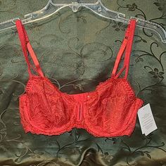 Nwt Auden Balconette Coverage Unlined, Underwire Bra Gorgeous Red Adjustable Straps Works With A Wider Neckline Designed To Reduce Wire Poke Through And To Enhance Bra Life Sexy, Christmas Holiday Valentine's Day, #E5 Red Underwire Bra For Night Out, Red Full Coverage Padded Bra, Red Underwire Bra With Lined Body, Elegant Red Seamless Bra, Red Push-up Bra With Adjustable Straps, Fitted Red Underwire Bra, Pink Loungewear, Fitted Red Lace Bra, Yellow Bra