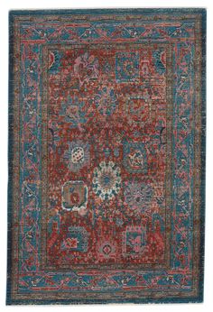 Inspired by the vintage perfection of sun-bathed Turkish designs, the Myriad collection is warm and inviting with faded yet moody hues. The Romilly area rug boasts a vibrant, updated traditional motif that makes a bold statement in teal, rust, pink, and golden tones. This power-loomed rug features a plush and durable blend of polyester and polypropylene, lending the ideal accent to high-traffic spaces.. Durable Fibers: made of 78% polypropylene and 22% polyester for high-traffic and/or pet-friendly durability. Plush Pile: 0.5 inch pile provides luxurious density. Rug Pad Recommended: provide extra cushioning and insulation with a felt rug pad Eclectic Area Rug, Jaipur Rugs, Anglican Church, Teal Rug, Synthetic Rugs, Turkish Design, Jaipur Living, Teal Area Rug, Updated Traditional