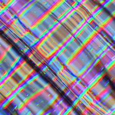 multicolored lines are seen in this image