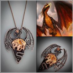 More dragon necklaces you can find here https://www.etsy.com/shop/BestArtisanGifts?ref=seller-platform-mcnav&search_query=dragon This necklace is made of natural petrified wood stone and copper wire. The total pendant size is about 9-10 cm. The stone size in pendant is about 4 cm. Chain length is 60 cm (24'). Colors may vary slightly due to the color calibration of each individual monitor and natural features of stones. More items are available here https://www.etsy.com/shop/BestArtisanGifts?ref Dragon Necklaces, Wire Wrapped Dragon, Gift For Daughter In Law, Dragon Keychain, Necklace Dragon, 22nd Anniversary, Daughter In Law Gifts, 7th Anniversary Gifts, Dragon Necklace