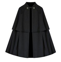 Great shopping ideas for Gothic Steampunk Victorian Medieval Renaissance Western Pirate Capelet Cloak, New women's Coats Jackets Short Cloak, Old Fashion Dresses, Kawaii Clothes, Cosplay Outfits, Mode Vintage, Character Outfits, Cloak, Aesthetic Clothes