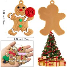 gingerbread christmas ornament and tree decoration