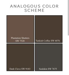 the color scheme for various shades of coffee