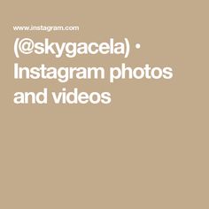 the skygacela instagram photo and videos logo is shown in white on a tan background