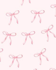 pink bows on a light pink background for wallpaper or fabric design, all tied up and ready to be cut into smaller pieces