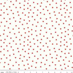 small red hearts on a white background for valentine's day wallpaper or fabric