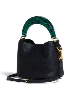 Marni Mini Venice Bucket Bag - Farfetch Logo Stamp, Press Studs, Open Top, Bag Making, Top Handle, Calf Leather, Venice, Bucket Bag, Fashion Branding