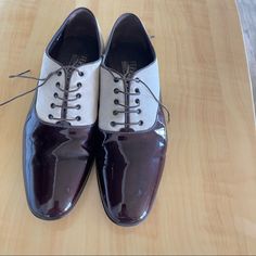 Ferragamommens Patent Leather Dress Shoes Sz 10 1/2 Pre Owned Please Check All The Pictures Before You Buy Patent Leather Dress, Leather Dress Shoes, Shoes Color, Leather Dress, Derby, Patent Leather, Dress Shoes, Men's Shoes, Oxford