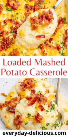 loaded mashed potato casserole is an easy and delicious side dish that everyone will love