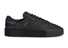 Check out the adidas Sambarose Swarovski Core Black (W) available on @StockX Samba Black, Adidas Samba Black, Adidas Sambarose, Estilo Madison Beer, Samba Shoes, Adidas Originals Women, Sports Football, Black Shoes Women, Football Shoes