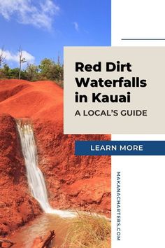 red dirt waterfalls in kauai a local's guide - learn more ebook