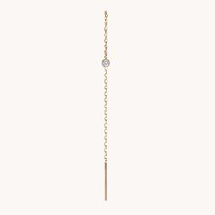 White Diamond Greco Ear Lariat in 14K Gold | Catbird Elegant Rose Gold Jewelry With Diamond Markers, Elegant 14k Gold Jewelry With Diamond Markers, Elegant 14k Gold Adjustable Threader Earrings, Elegant Adjustable 14k Gold Threader Earrings, Catbird Jewelry, Jewelry Gift Guide, Diamond Face, Gold Threads, Gold Collection