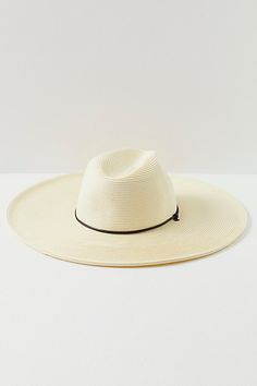 Make a statement in this so cool woven straw hat featured in an oversized, round brim design that easily folds up and packs away for traveling. * Dipped crown * Adjustable rope under chin | Arizona Packable Wide Brim Hat by Free People in White Wide Brimmed Hats, Brim Hat, Folded Up, So Cool, Wide Brimmed, Straw Hat, Boho Outfits, Arizona, Straw