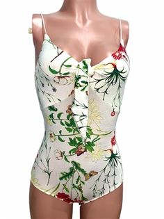 Trendy Bathing Suits, Leotard Tops, Affordable Swimwear, Floral Bodysuit, Street Swag, Bodysuit Top, Bodysuit Fashion, Floral Sleeve, One Piece Outfit