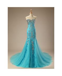 Shop affordable mermaid sweetheart chapel train tulle prom dress with beading sequins online. Free Shipping and Custom-made. Pro since 2009. Sea Themed Dress, Turquoise Wedding Dresses, Tiffany Blue Wedding Theme, Ocean Dress, Native American Wedding, Tiffany Blue Wedding, Sea Dress, Mermaid Sweetheart, Blue Themed Wedding