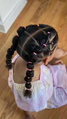 Natural Kids Hairstyles, Baby Girl Hairstyles Curly, Daughter Hairstyles, Toddler Braided Hairstyles, Toddler Braids, Girl Hair Dos, Kids Curly Hairstyles, Bella Hair