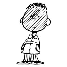 a black and white drawing of a boy with his head turned to the side, wearing a shirt and tie