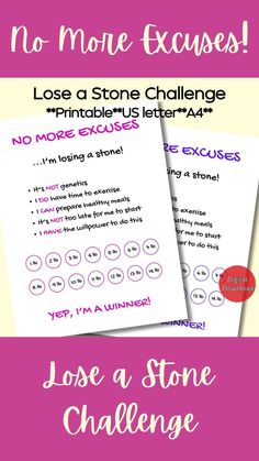 Come on, you can do it if you really want to. Stop coming up with excuses why you can't start losing weight  - start today! Printable Tracker, No More Excuses, Im Lost, Tough Love, No Excuses, Start Today, Losing Weight, No More