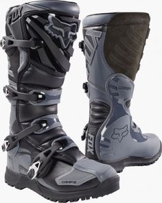 the boots are designed to look like motorcycle gear