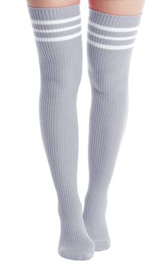 PRICES MAY VARY. [Soft & Comfortable & Elastic]: Our thigh high socks for women are knitted from elastic yarn (90% Acrylic Yarn, 5% Spandex, 5% Rubber Band). The fabric is comfortable, breathable and elastic, soft and close to the skin, moderate thickness, which is suitable for all seasons. [One Size Fits Most]: The knee high socks for women are about 8.26” from toe to heel, and 25.59” from heel to top. Over the knee socks for women have enough elasticity, and the maximum circumference of socks Pastel Knee High Socks, Purple Thigh Highs, Purple Thigh High Socks, Jellyfish Outfit, Striped Thigh Highs, Thigh High Leg Warmers, Thigh High Sock, Pokemon Scarlet, Ideal Closet