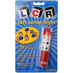 Entertain the entire family with the LCR dice game. It is simple to play. Just roll the dice to determine where to pass your chips to the left, center, or right. The last player with chips wins the game. It is easy to learn, fast-paced, and fun for game night and other events. This dice party game comes in an assortment of colors. It is made for three or more players. Color: Multicolor. Lcr Dice Game, Left Center Right Dice Game, Play Therapy Games, Family Games To Play, Panther Pride, Trip Activities, Play Therapy Techniques, Therapy Games, Christmas Punch