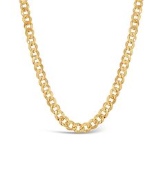 14k Gold Curb Link Chain Necklace – Olive & Chain Gold Cuban Link Chain, Gold Rope Chains, Gold Long Necklace, Dainty Gold Necklace, Link Chain Necklace, Gold Necklaces, Unisex Gifts, Stunning Necklace, Fine Jewellery Necklace