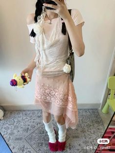 Fem Fashion, Throwing Fits, Latest Obsession, Bride Gown, Mother Of The Bride Gown, Colored Tights, Anime Inspired Outfits, Earth Angel, Thrift Shop