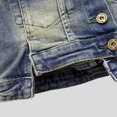 Elevate your wardrobe this summer with our vintage mid-waist buttoned denim skort! This 2023 Summer Collection piece showcases a stretchy denim fabric. bold distressed pattern. and stylish zipper & button closure ââ‚?making it the ultimate statement piece that blends contemporary fashion with nostalgic grunge. Why You'll Love It: Grunge Galore: Inspired by the iconic '90s grunge movement. these shorts exude an effortlessly cool attitude. Distinctive Distressed Pattern: Expertly crafted wear and Casual Medium Wash Shorts With Button Zip Fly, Medium Wash Casual Shorts With Button Zip Fly, Spring Medium Wash Jean Shorts With Button Zip Fly, Casual Medium Wash Jean Shorts With Button Zip Fly, Trendy Cotton Jean Shorts With Buttons, Trendy Button-up Denim Shorts, Denim Blue Jean Shorts With Buttons, Trendy Denim Button-up Shorts, Trendy Spring Jean Shorts With Button Zip Fly