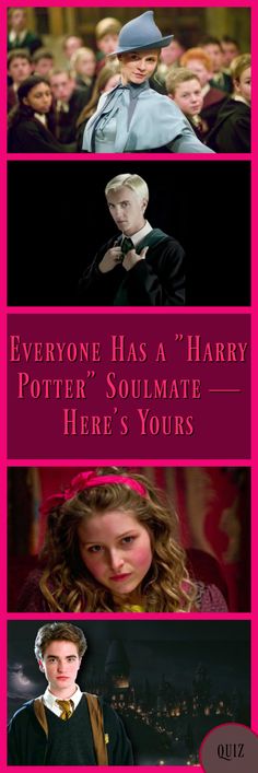 the poster for harry potters is shown in three different colors and sizes, including pink