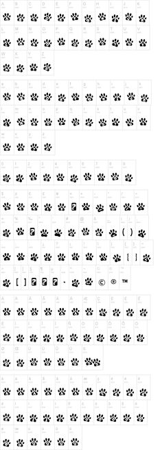 the alphabet and numbers are arranged in rows