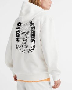 Hand drawn and screen printed illustration by Hollow Heads on a white cotton hoodie Redondo Beach, Cotton Hoodie, White Cotton, Screen Printing, Hand Drawn, Gender Neutral, How To Draw Hands, Graphic Tees, Adult Outfits