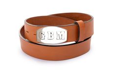 "This is a traditional, handmade, Argentinian gaucho belt with a personalized silver-plated buckle. FEATURES: ✓ World-class Argentinian leather ✓ Silver-plated buckle (made from scratch in German silver) ✓ Carving of two or three initials (Capital letters) ✓ Width: 1.38\" There are two color options for the leather. You can find the other design here: https://www.etsy.com/listing/677300095 SHIPPING Your personalized order will take around 2 weeks (hopefully a couple of days faster) to be deliver Classic Engraved Belts For Formal Occasions, Classic Formal Belts With Engraved Details, Classic Formal Belt With Engraved Details, Classic Formal Engraved Belt, Classic Formal Belt Buckles With Engraved Logo, Formal Adjustable Engraved Belt, Classic Silver Buckle Belt Buckles As Gift, Classic Silver Belt Buckles, Classic Formal Belt With Engraved Logo