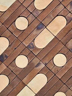 an image of a tile pattern with circles on it