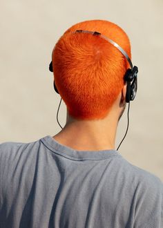 Heath Burns, Hair Rainbow, All Hairstyles, Corte De Cabelo Masculino, Elegant Updo, Hair Reference, Buzz Cut, Orange Hair