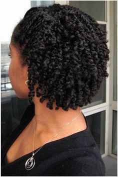 Twisted Hair, Two Strand Twist, Beautiful Natural Hair, Pelo Afro, Natural Hair Beauty, Twist Out, Penteado Cabelo Curto