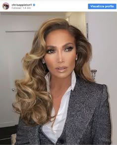 Jlo Hair, Jennifer Lopez Hair, Reverse Balayage, Bombshell Hair, Pageant Hair, Hollywood Hair, Long Hair Wedding Styles, Glam Hair, New Hairstyle