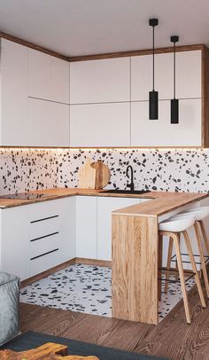 Make the most of limited square footage — whether your tiny space is modern, minimalist or country. Tiny Kitchen Design, Kabinet Dapur