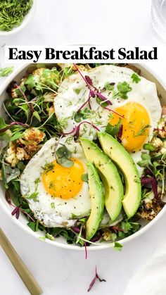 a white plate topped with cucumber and boiled eggs on top of green sauce