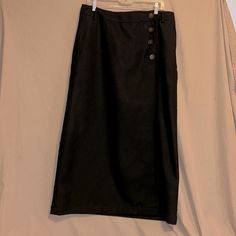 Nwt Eddie Bauer Vintage Black Wool Wrap Skirt Size 12 Tall This New Skirt Features 4 Button Closure Whipstitch Detail One Side Pocket Belt Loops Fully Lined Bought New Never Worn No Known Stains Tears Or Snags See Pictures For Details All Sales Are Final Reasonable Offers Are Welcome Wool Wrap Skirt, Wool Wrap, Pocket Belt, Black Wool, Side Pocket, Wrap Skirt, Eddie Bauer, Vintage Black, Womens Skirt