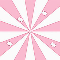 a pink and white striped background with stars in the center, as if it were an umbrella