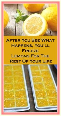 two lemons with the words after you see what happens, you'll freeze lemons for the rest of your life