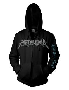 BITCRUNCHER MEDIA - OFFICIALLY LICENSED GARMENTS Metallica Sad But True Official Unisex Hoodie Hooded Top Item Description Mens/Unisex officially licensed garment. Chest sizes are as follows: Small (37"), Medium (39"), Large (42"), Extra Large (45"), XXL (51") and XXXL (53"). These garments are professionally produced, printed and cured to ensure the design looks fantastic and lasts through more than 100 washes, ensuring your garment will last and look great throughout its lifetime. All garments Heavyweight Hooded Sweatshirt For Fall, Cotton Sweatshirt With Double-lined Hood, Alternative Style Cotton Hoodie For Fall, Band Merch Winter Hoodie Outerwear, Alternative Cotton Hoodie Sweatshirt, Alternative Style Cotton Hoodie Sweatshirt, Cotton Hooded Jacket With Drawstring Hood, Alternative Style Cotton Sweatshirt For Winter, Winter Cotton Outerwear Band Merch