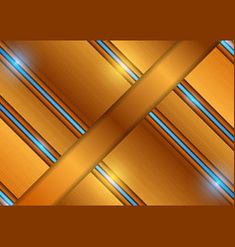 an abstract gold and blue background with horizontal lines in the center, as well as diagonal stripes