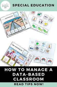 how to manage a data - based classroom for special education with this free printable